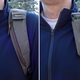A fold-away pouch on the Urbex’s shoulder strap keeps your smartphone always close at hand. (Image: Andrew Liszewski/Gizmodo)